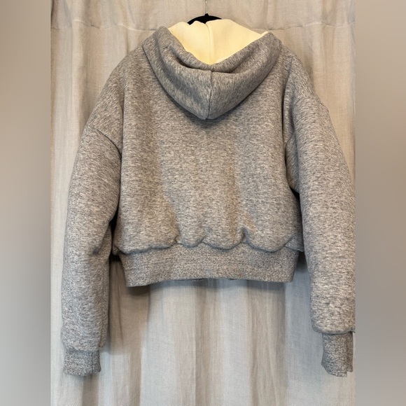 Madewell MWL Reversible Puffer Hoodie Jacket with PrimaLoft Fill - Sz XXS - Picture 5 of 9